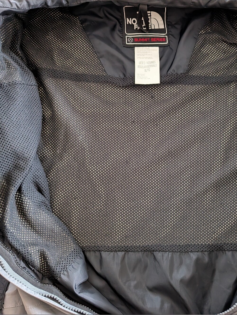 The North Face Summit Series Gore-Tex XCR Jacket Mens XL Grey Black Y2K Vintage - Picture 7 of 14